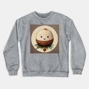 Cute cartoon coconut Crewneck Sweatshirt